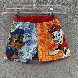 Nickelodeon Swim Trunks‎ Toddler Boys 2T Blue & Orange Paw Patrol Swim Shorts 2T